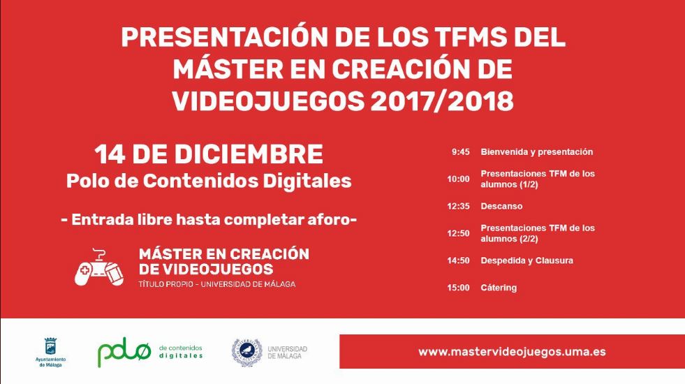 Master videojuegos